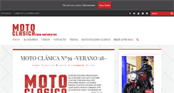 Desktop Screenshot of moto-clasica.com