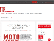 Tablet Screenshot of moto-clasica.com